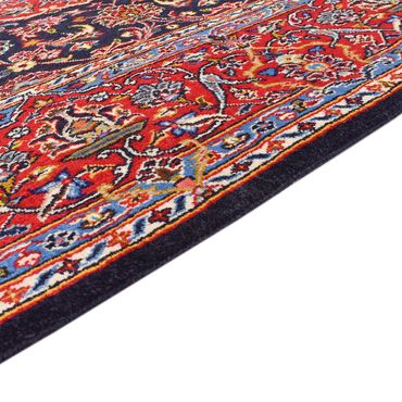 Alfombra persa - Keshan - 217 x 143 cm - azul oscuro