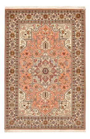 Alfombra Persa - Tabriz - Real - 159 x 106 cm - rojo claro