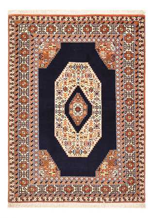 Tapis persan - Tabriz - Royal - 142 x 100 cm - bleu foncé