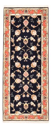 Tappeto corsia Tappeto Persero - Tabriz - Reale - 189 x 74 cm - blu scuro