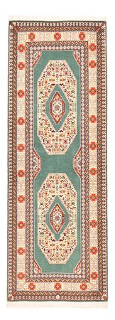 Løper Persisk teppe - Tabriz - Royal - 192 x 70 cm - flerfarget