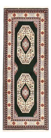 Tapis de couloir Tapis persan - Tabriz - Royal - 202 x 74 cm - bleu foncé