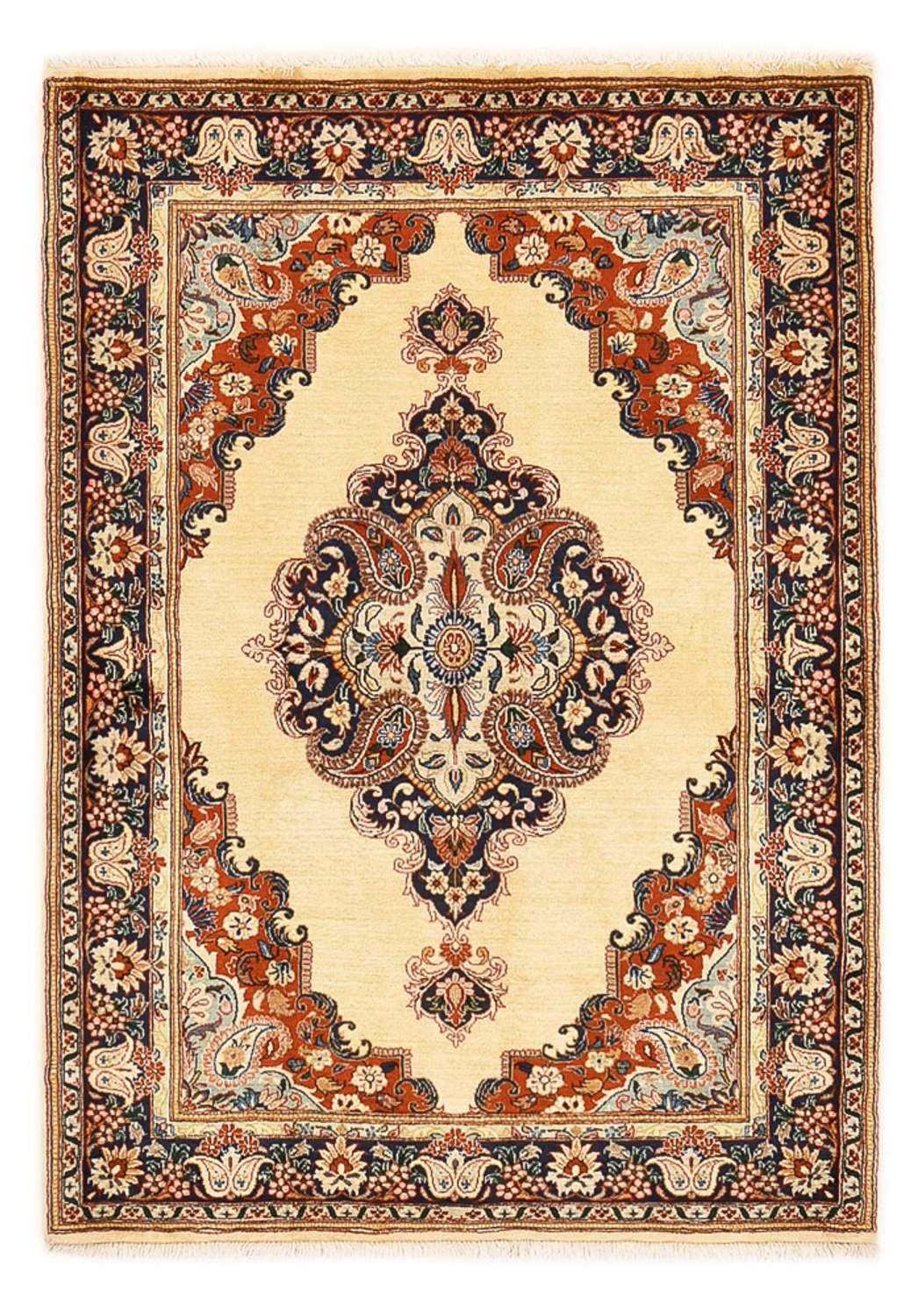 Tapis persan - Keshan - 151 x 108 cm - multicolore