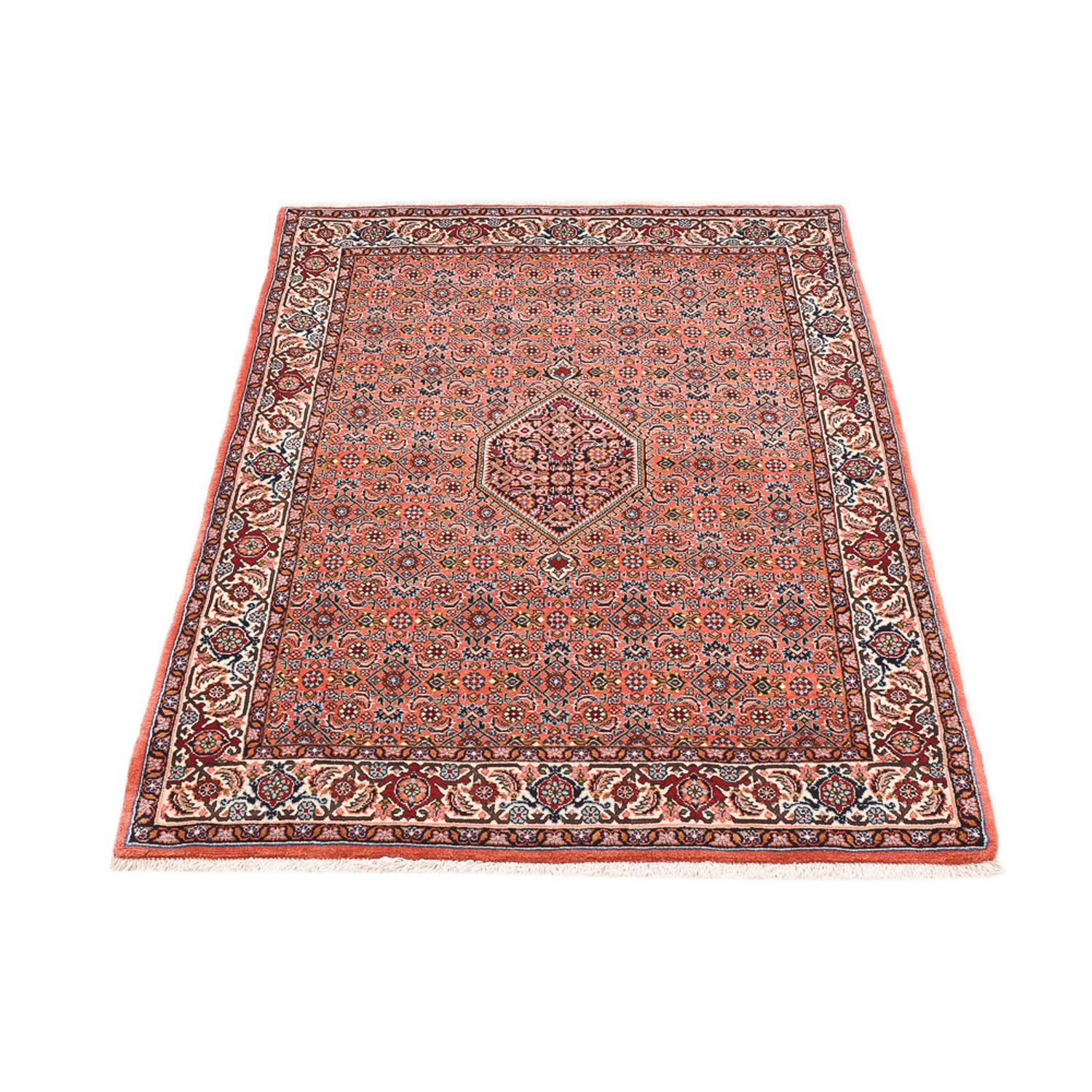 Tapete Persa - Bijar - 152 x 110 cm - ferrugem