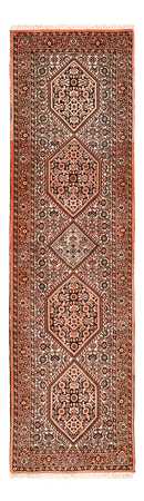 Tapis de couloir Tapis persan - Bidjar - 198 x 57 cm - rouille