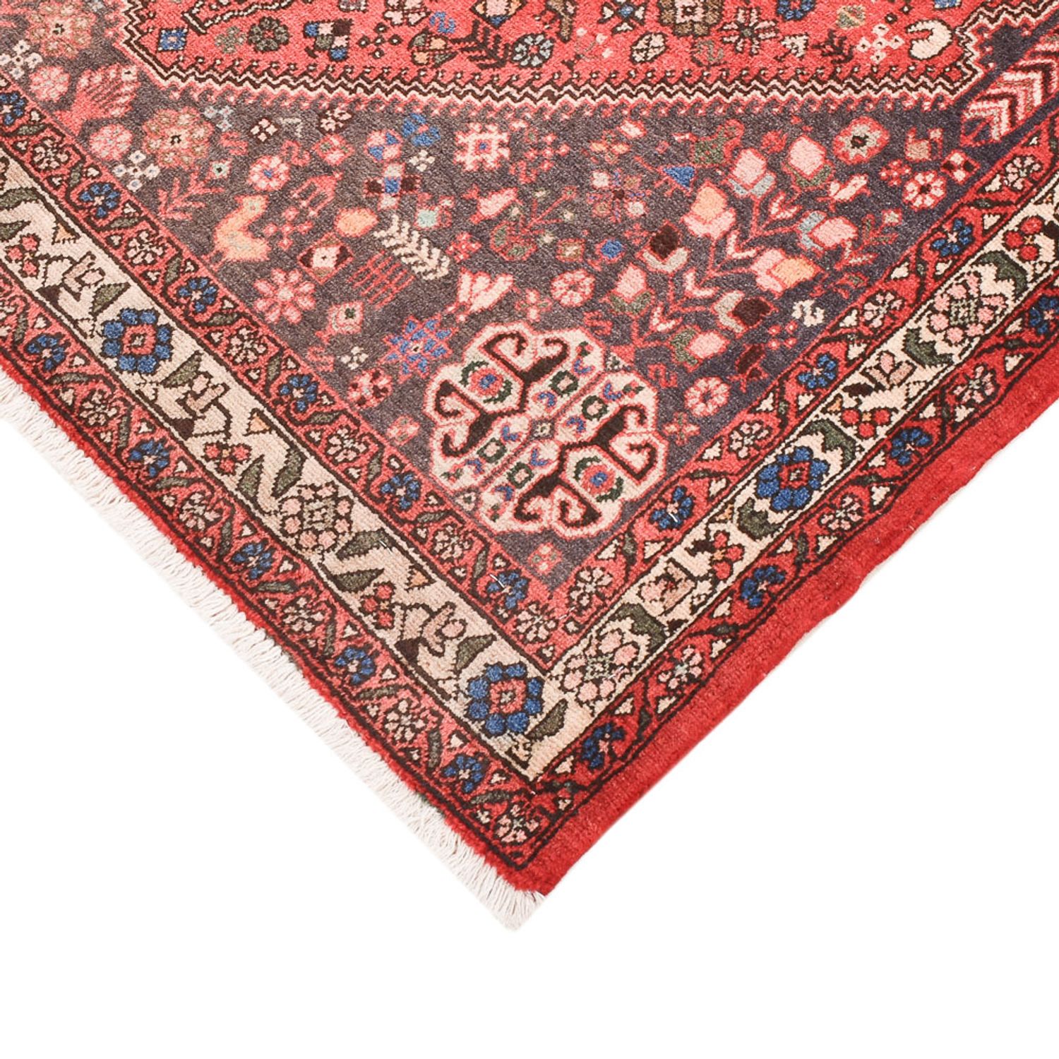 Tapis persan - Nomadic - 153 x 107 cm - rouge