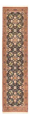 Alfombra de pasillo Alfombra Persa - Ghom - Royal - 200 x 51 cm - beige oscuro