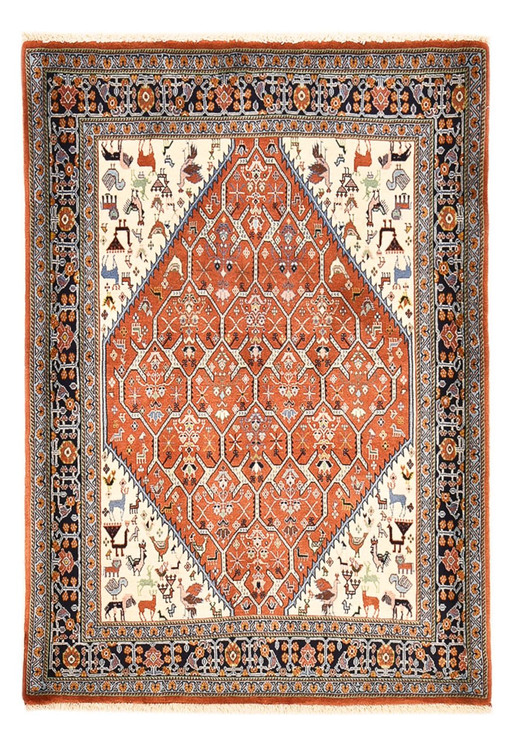 Dywan Gabbeh - Kashkuli perski - 152 x 112 cm - wielokolorowy