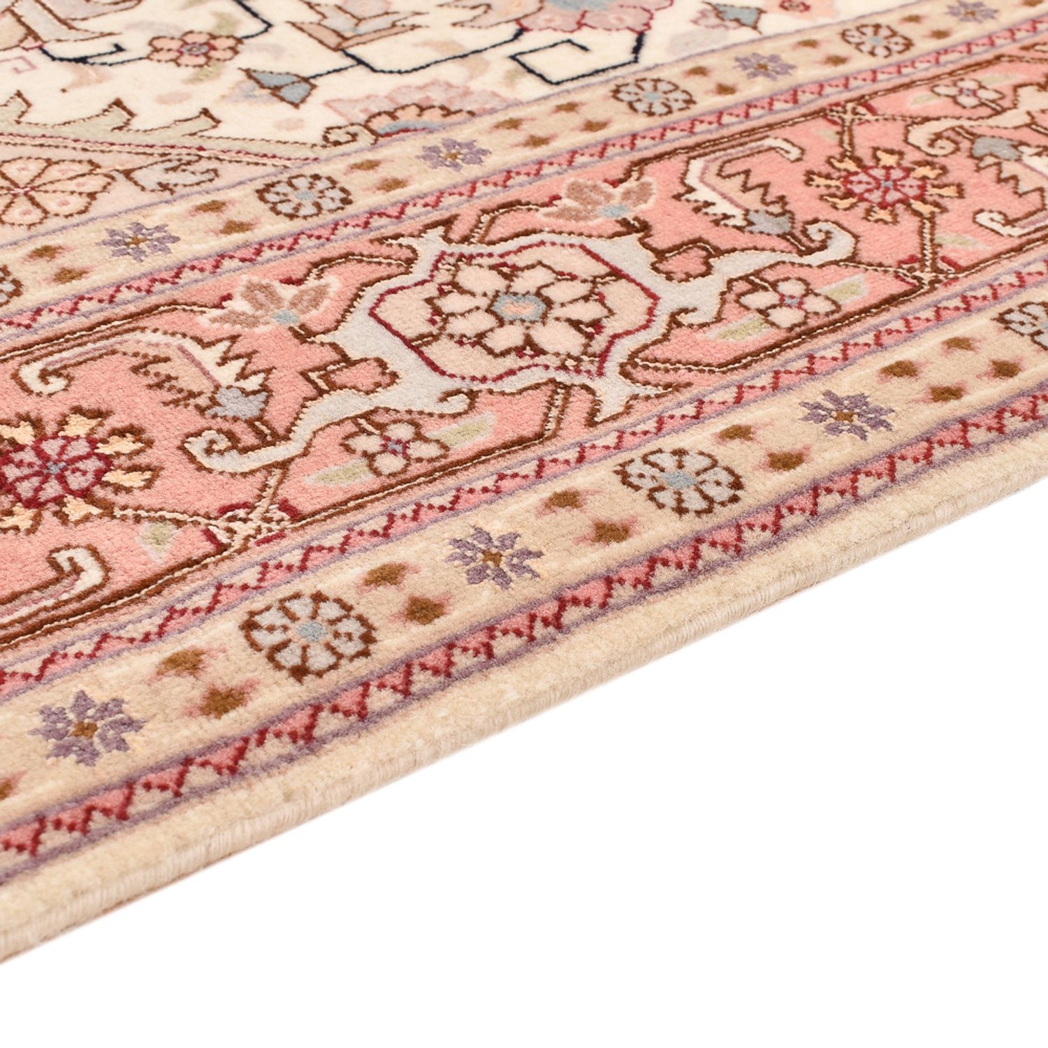 Tappeto Persero - Tabriz - Reale - 161 x 105 cm - rosso chiaro