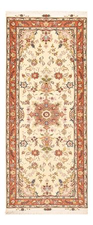 Løper Persisk teppe - Tabriz - Royal - 197 x 80 cm - beige