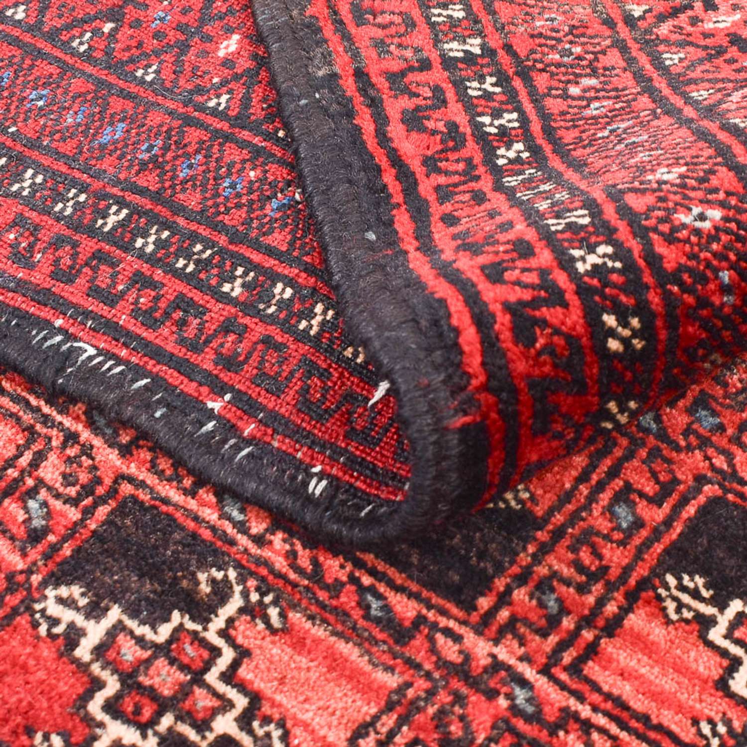 Dywan beludżycki - 124 x 95 cm - czerwony