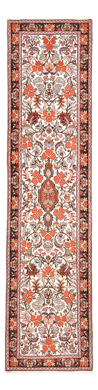 Loper Perzisch tapijt - Bijar - 313 x 75 cm - beige