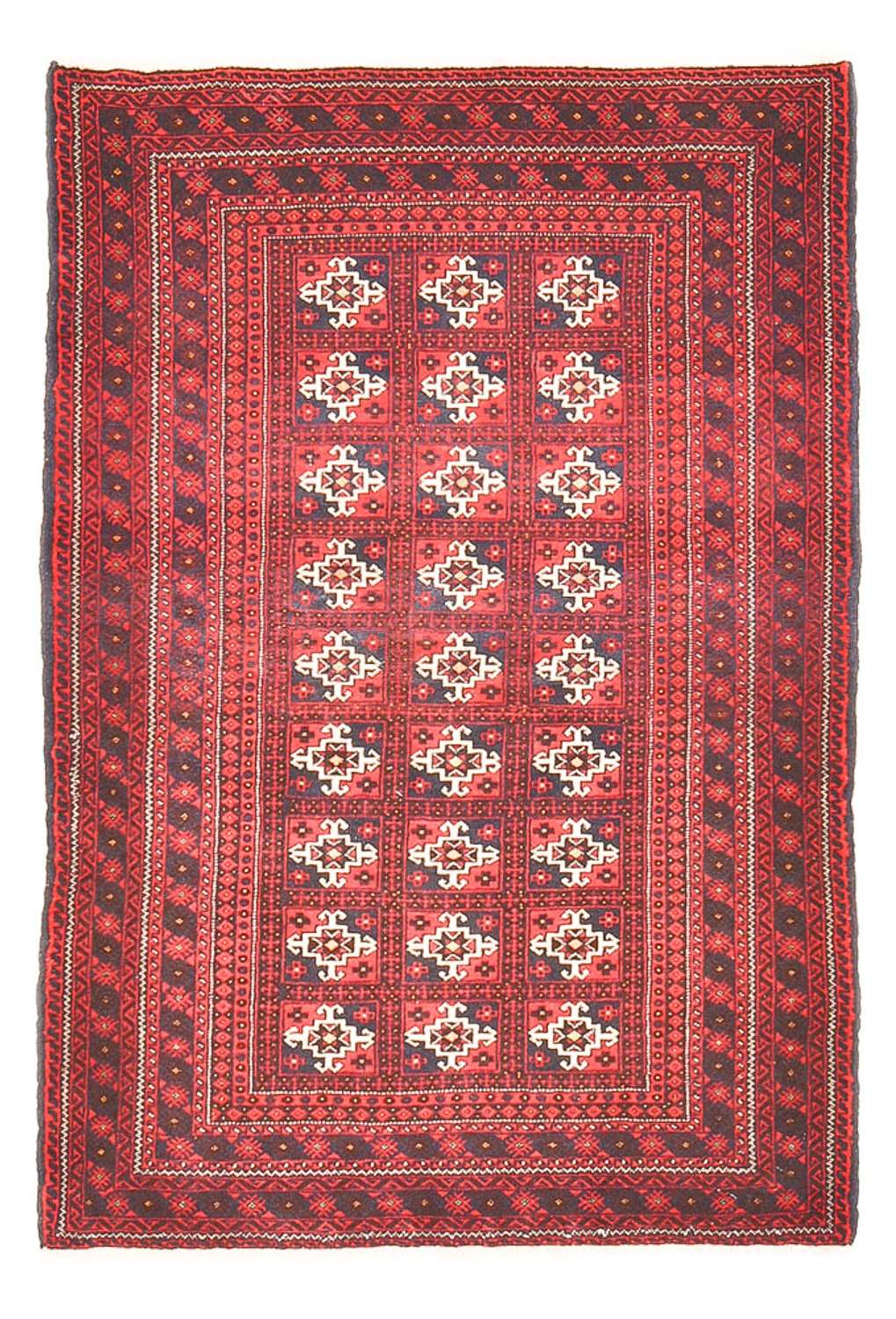 Dywan beludżycki - 150 x 100 cm - czerwony