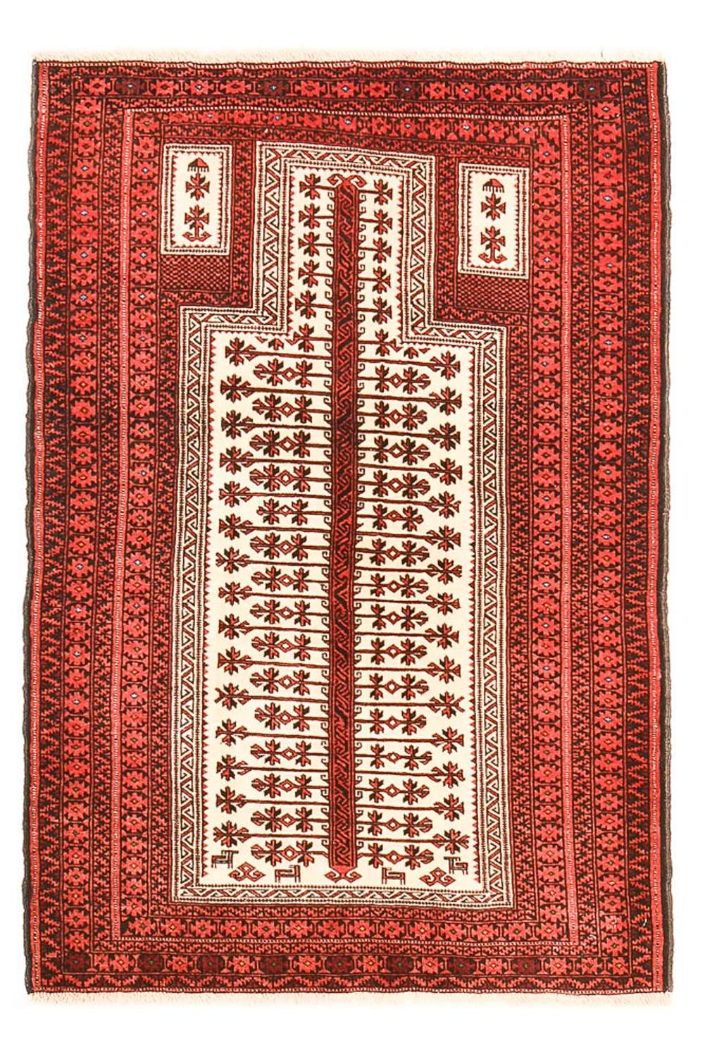 Dywan beludżycki - 144 x 99 cm - wielokolorowy