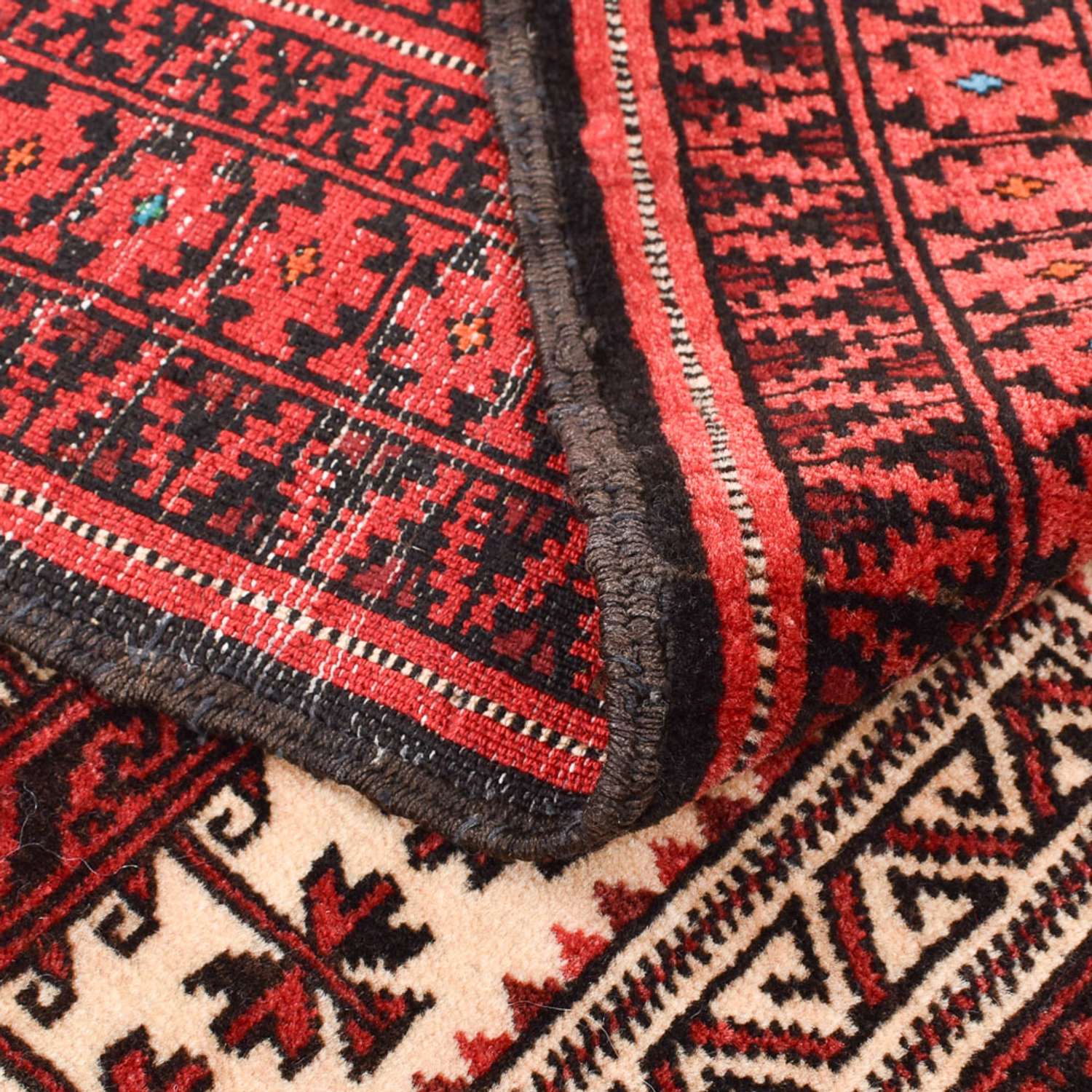 Belutsch Teppich - 144 x 99 cm - mehrfarbig