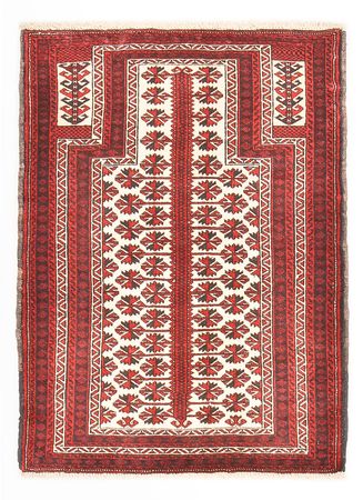 Belutsch Rug - 137 x 100 cm - multicolored