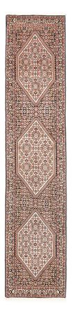 Tapis de couloir Tapis persan - Bidjar - 247 x 55 cm - rouille