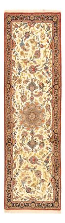 Runner Perser Rug - Ghom - Royal - 195 x 58 cm - light beige