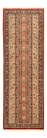 Tapis de couloir Tapis persan - Ghom - Royal - 156 x 55 cm - beige foncé