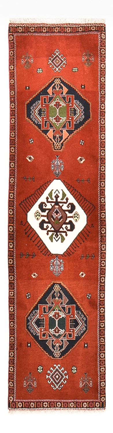 Tapis de couloir Tapis Gabbeh - Persan Kashkuli - 197 x 54 cm - rouge