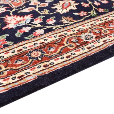 Runner Perser Rug - Ghom - Royal - 202 x 60 cm - dark blue