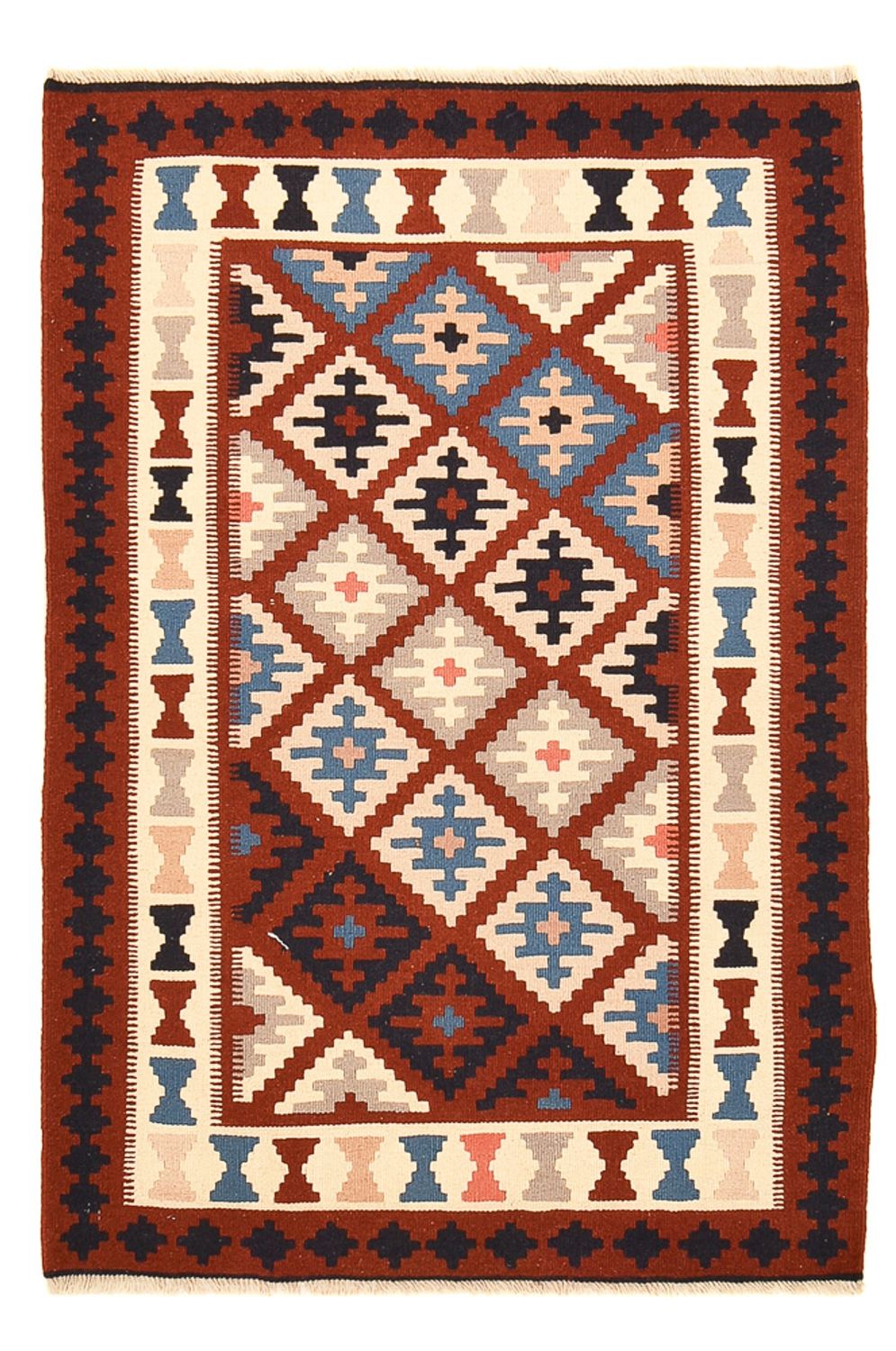 Kelim Teppich - Oriental - 150 x 103 cm - mehrfarbig