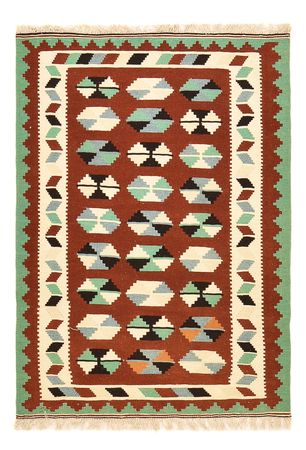 Kelim Carpet - orientalisk matta - 151 x 100 cm - flerfärgad