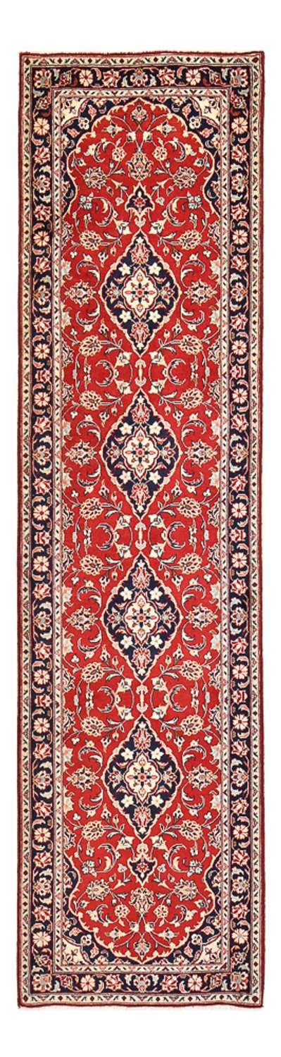 Tapis de couloir Tapis persan - Keshan - 300 x 80 cm - rouge