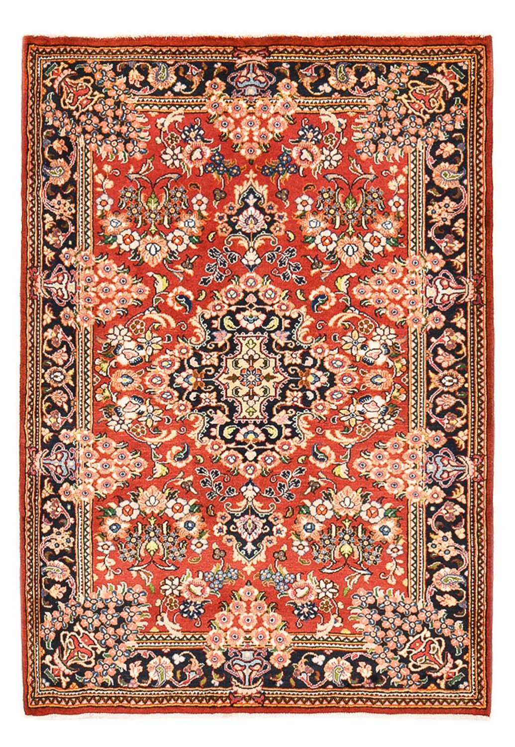 Dywan perski - Keshan - 146 x 102 cm - czerwony