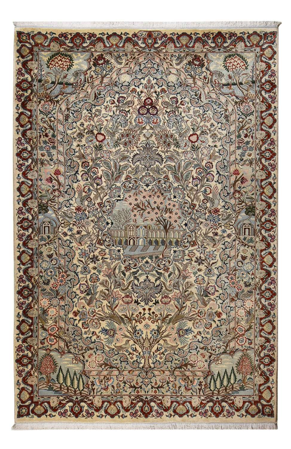 Tapis persan - Keshan - 301 x 201 cm - sable