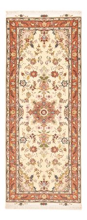 Løper Persisk teppe - Tabriz - Royal - 195 x 80 cm - beige