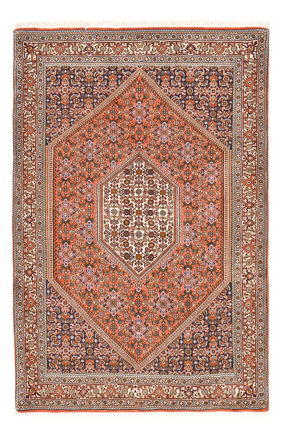 Dywan perski - Bijar - 164 x 113 cm - czerwony