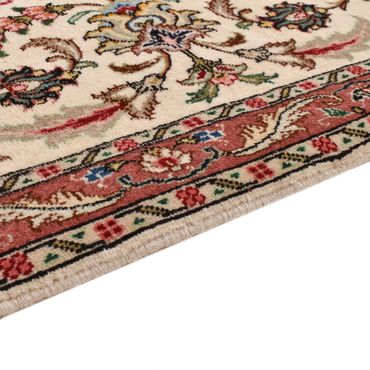 Tappeto corsia Tappeto Persero - Tabriz - Premio - 255 x 70 cm - sabbia