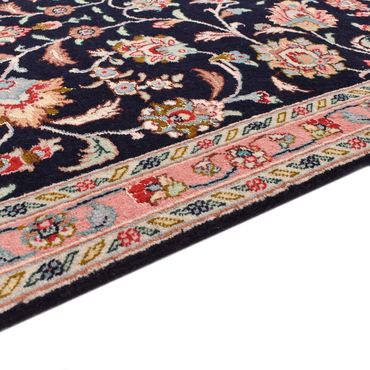 Tappeto corsia Tappeto Persero - Tabriz - Premio - 290 x 69 cm - blu scuro