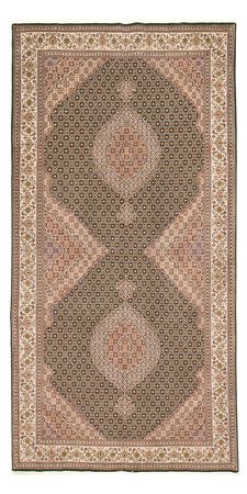 Loper Perzisch tapijt - Tabriz - Premium - 404 x 203 cm - zand