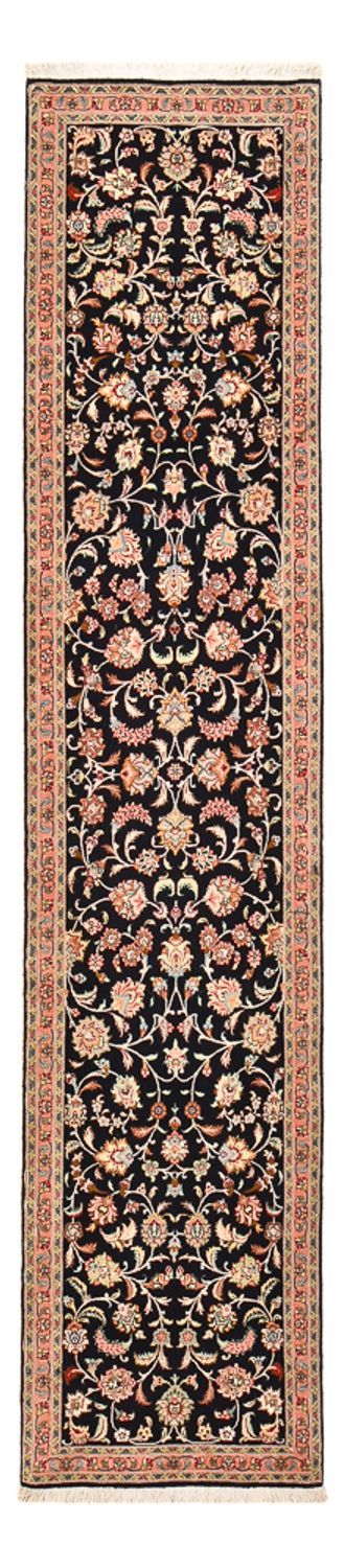 Loper Perzisch tapijt - Tabriz - Premium - 300 x 66 cm - donkerblauw