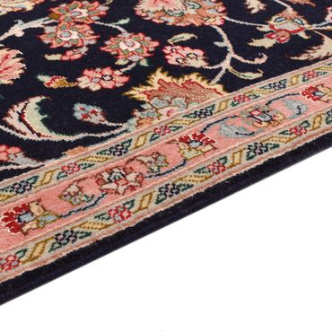 Tappeto corsia Tappeto Persero - Tabriz - Premio - 300 x 67 cm - blu scuro