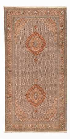 Runner Perser Rug - Tabriz - Royal - 407 x 201 cm - light brown