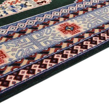 Tappeto corsia Tappeto Persero - Tabriz - Premio - 370 x 75 cm - blu scuro