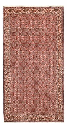 Tapis de couloir Tapis persan - Bidjar - 400 x 205 cm - rouille