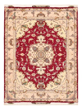 Alfombra Persa - Tabriz - Real - 210 x 154 cm - rojo