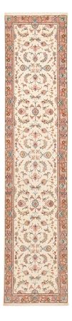 Biegacz Dywan perski - Tabriz - Premium - 347 x 77 cm - beżowy