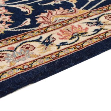 Corredor Tapete Persa - Ghom - Royal - 244 x 58 cm - azul escuro