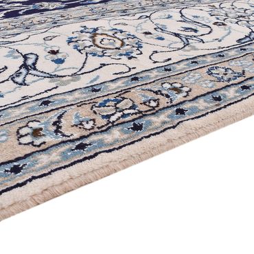 Tapis persan - Nain - 403 x 300 cm - bleu foncé