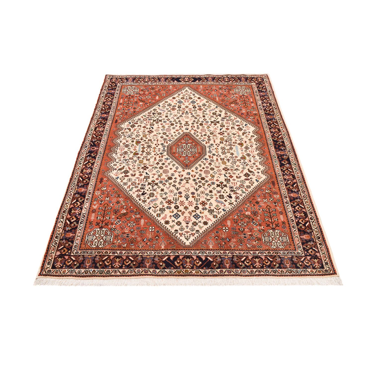 Tapete Gabbeh - Kashkuli Persa - 215 x 155 cm - creme