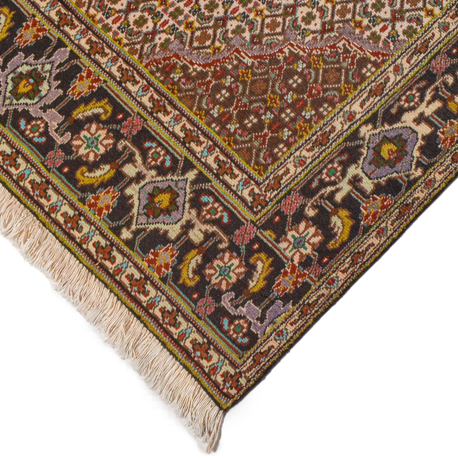 Perzisch tapijt - Tabriz - Royal - 195 x 153 cm - bruin