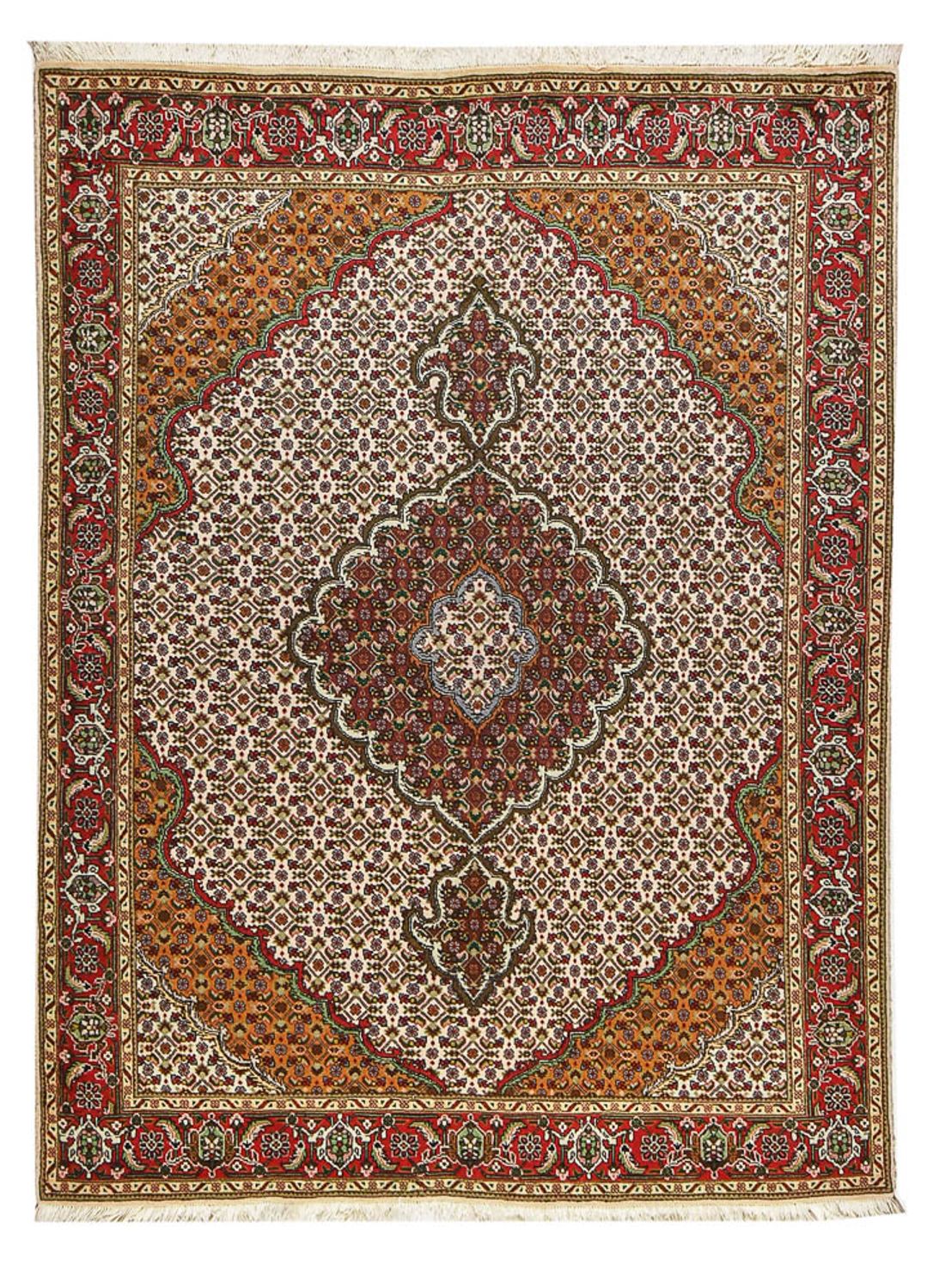 Tapete Persa - Tabriz - Royal - 198 x 150 cm - multicolorido