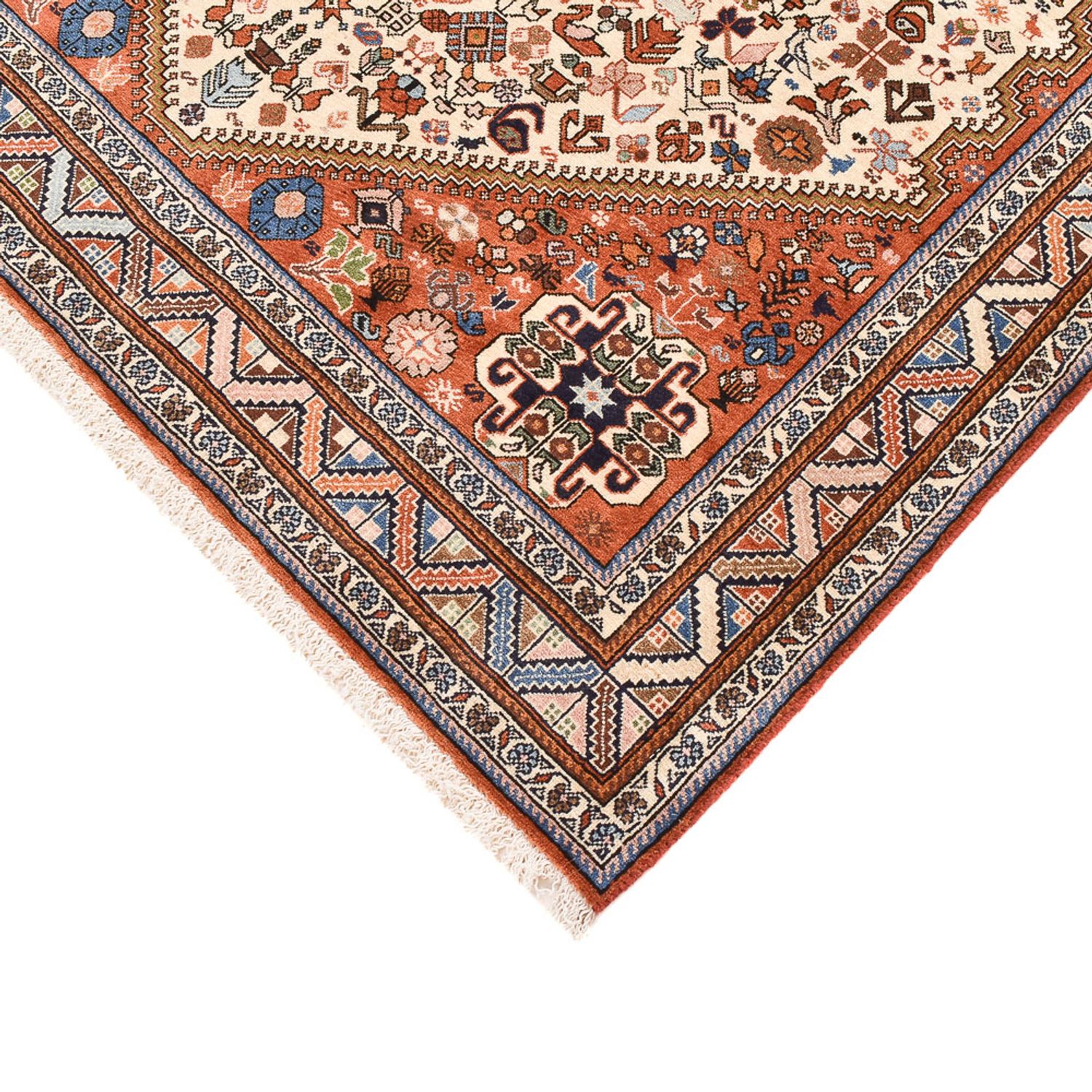 Tapis Gabbeh - Persan Kashkuli - 209 x 150 cm - beige