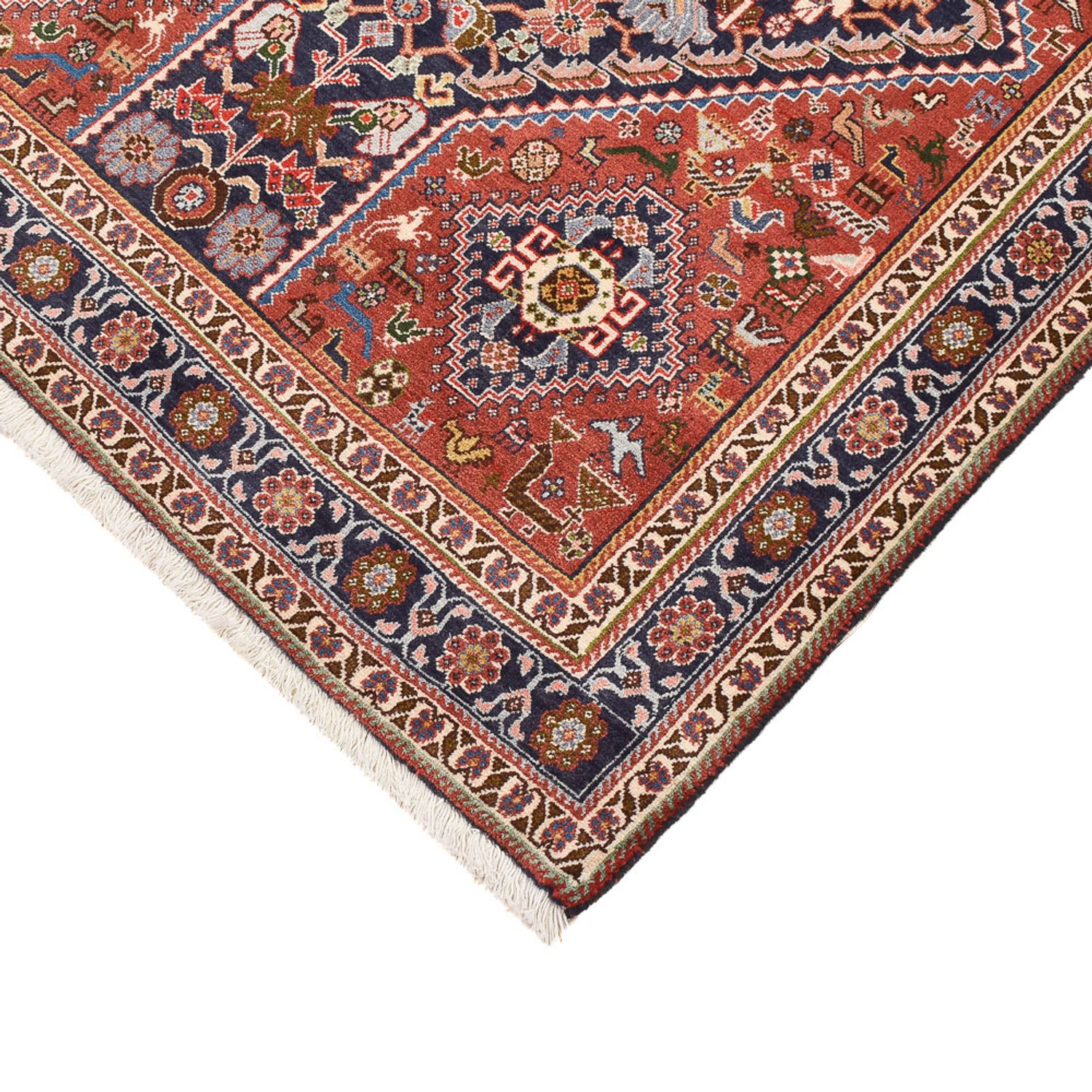 Tapis Gabbeh - Persan Kashkuli - 191 x 120 cm - multicolore