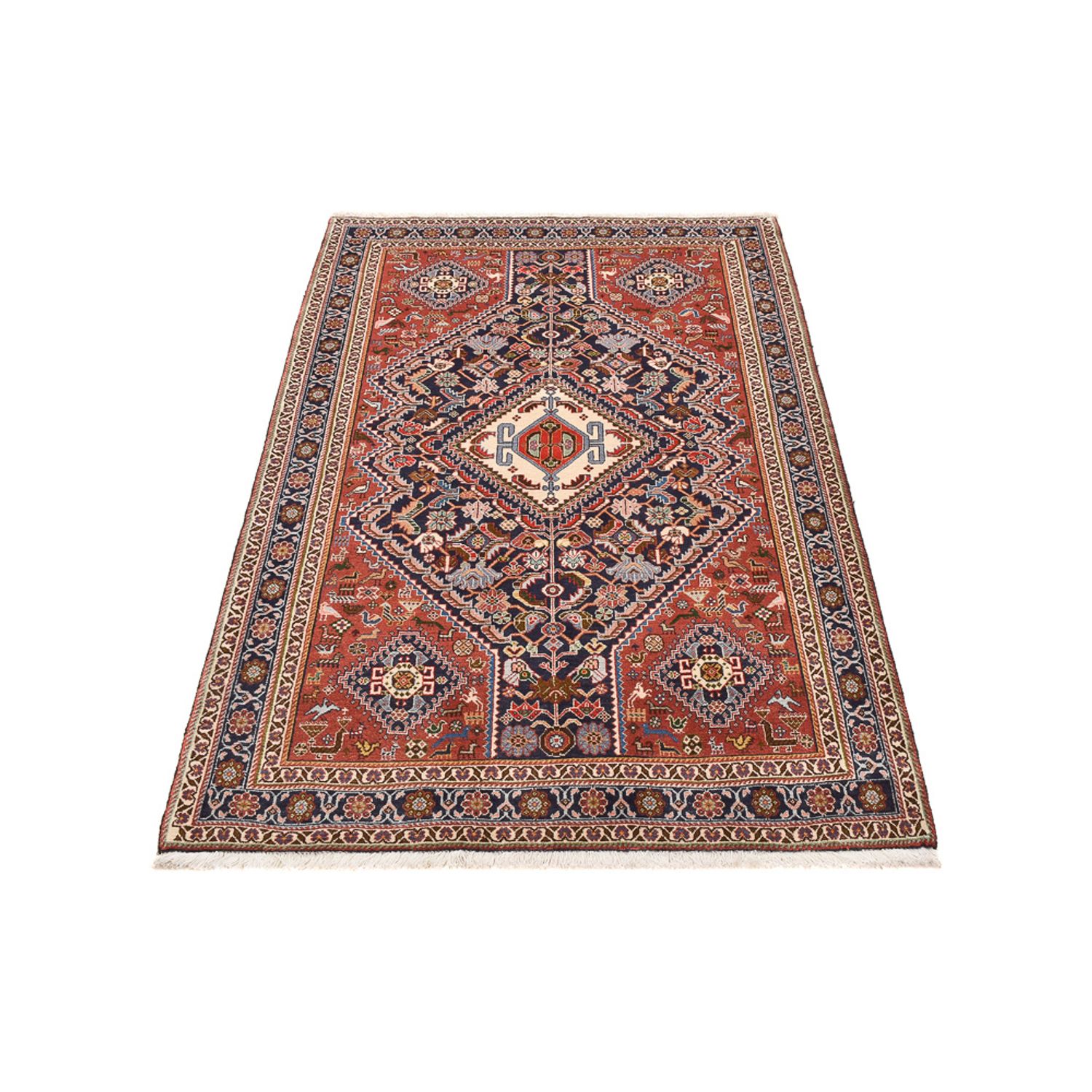 Tapis Gabbeh - Persan Kashkuli - 191 x 120 cm - multicolore